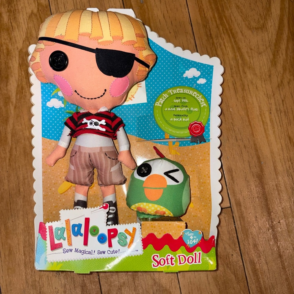 Lalaloopsy Pirate Patch Treasure Chest Plush Doll